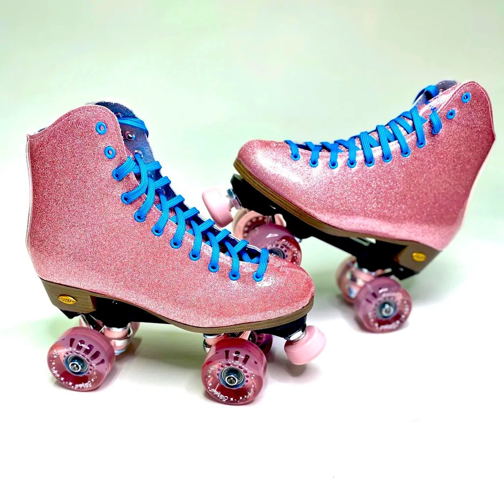 Sure-Grip Stardust pink Glitter Roller Skates 150 OBO
